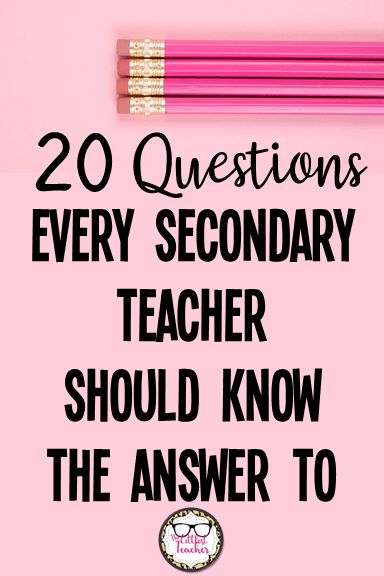 20 Questions Every Secondary Teacher Should Have an Answer To - Hopefully Home Secondary Teacher Hacks, Hs Classroom, School Theatre, College English, Class Syllabus, Teaching Secondary, Teacher Must Haves, First Year Teaching, Esl Classroom