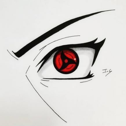 Sasuke Eyes Drawing, Manga Eyes Drawing, Itachi Uchiha Eyes, Uchiha Tattoo, Itachi Eyes, Naruto Drawings Easy, Sketches Anime, Naruto Painting, Naruto Eyes