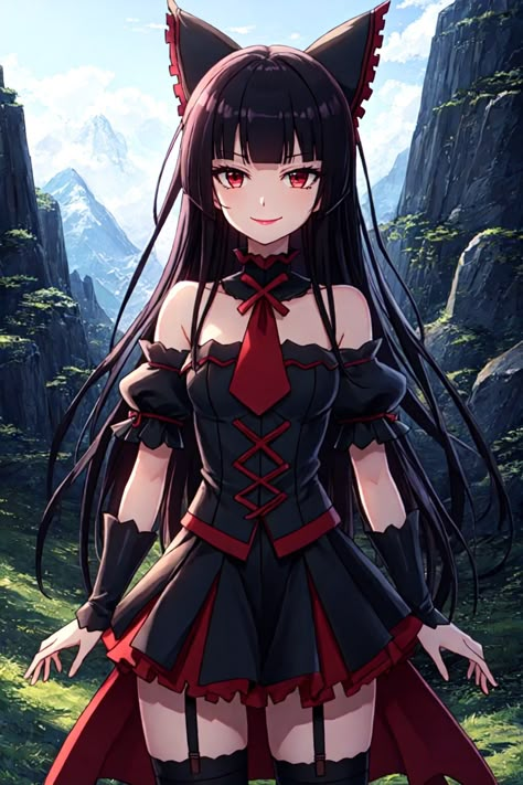 Gate Anime Rory, Rory Mecury, Gate Rory Mercury, Rory Mercury, Milim Nava, Amnesia Anime, Pear Body Shape, Character Outfits, Anime Demon