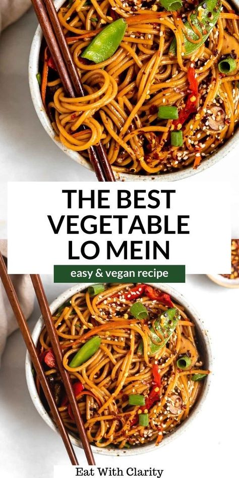 Low Mein Recipe, Best Lo Mein Recipe, Lomein Recipes, Vegetable Lo Mein Recipe, Berry Trifle Recipe, Vegetarian Lo Mein, Vegan Chinese Food, Veggie Lo Mein, Vegetable Chow Mein