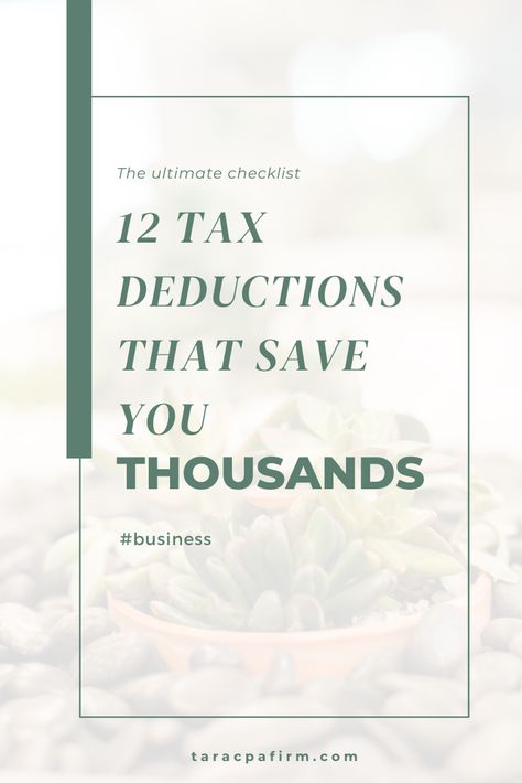 Taxes Small Business, Personal Tax Deductions List, Real Estate Tax Deductions, Realtor Tax Deductions, Itemized Tax Deductions List, Tax Deductions List For Self Employed, Tax Write Offs For Small Business, Small Business Tax Deductions List, Tax Deductions List