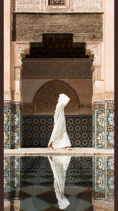 Morocco Aesthetic Wallpaper, Morocco Wallpaper, Architecture Mosque, Arab Architecture, Collective Identity, Morocco Aesthetic, Ibn Battuta, Decades Fashion, Moroccan Aesthetic