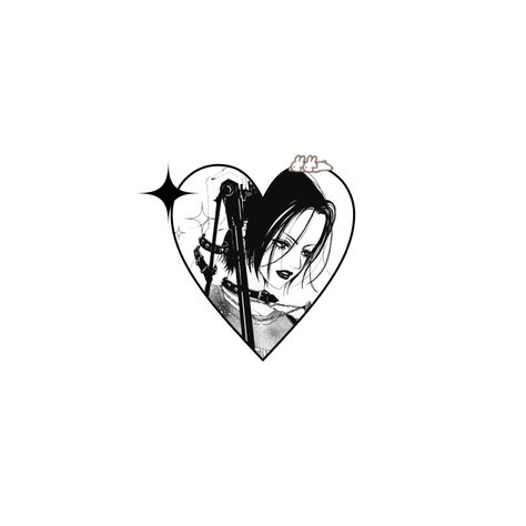 Nana Osaki Black And White, Nana App Icons Black, Nana Anime Symbols, Nana Iphone Icons, Nana Phone Icons, Manga Png Icon, Nana Png Icons, Nana App Icons, Nana Widget Icons