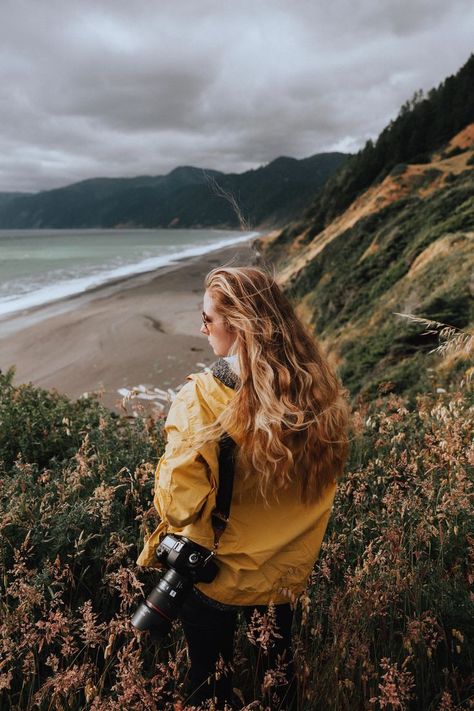 Yellow Rain Jacket, Gear List, Camping Photography, Self Portrait Photography, Photography Beach, Photography Gear, Beach Camping, Trik Fotografi, 인물 사진