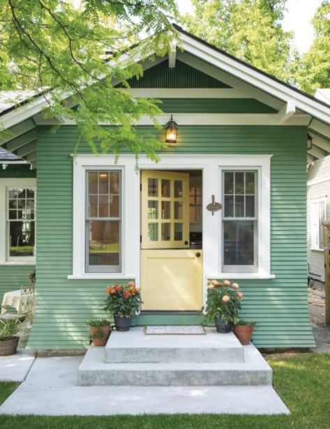 Neighborhood Ideas, Conway South Carolina, Small House Bliss, Tiny House Container, Small Cottage Designs, Porch Rocking Chair, Cottage Architecture, Mid Century Cottage, Outside House Colors