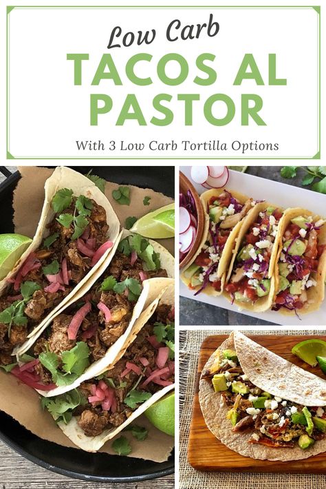 Al Pastor Meat, Slow Carb Diet, Batch Recipes, Low Carb Mexican, Tacos Al Pastor, Mexican Street Food, Low Carb Tacos, Keto Taco, Keto Dinners