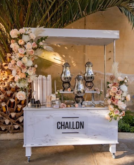 There's always time for tea at an Asian wedding! Make your guests feel warm and loved inside with the best hot drinks service from Chai Ldn (@chai.ldn1). ☕️✨ 

Let them add a touch of warmth to your special day! TAP LINK IN BIO to find all your wedding suppliers 🔗

#weddingcart #weddingideas #weddinginspo #khushmag #chaildn #indianweddingtea #weddingtea #weddingfood Hot Drink Station Wedding, Chai Station Wedding, Chai Cart Wedding, Wedding Tea Bar, Wedding Tea Station, Tea Station Wedding, Welcome Drinks Wedding, Chai Station, Chai Cart