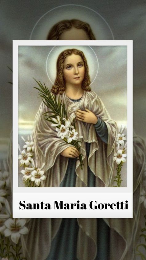 Santa Maria Goretti, rogai por nós! 🙏🏻🙌🏻 St Maria Goretti, Maria Goretti, St Maria, Almighty God, God Almighty, Santa Maria, Benefits