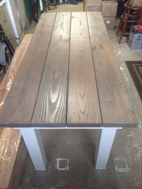 list… Classy Farmhouse, Build A Farmhouse, Build A Farmhouse Table, Farmhouse Table Plans, Diy Dining Room Table, Patio Design Ideas, Diy Kitchen Table, Wood Table Diy, Build A Table