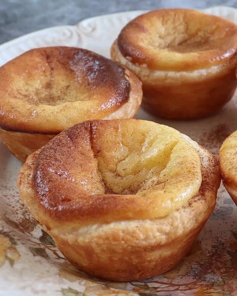 Portuguese Custard Tarts Recipe (Pastéis de Nata) | Food From Portugal Portuguese Cookies Recipes, Portuguese Custard Tart Recipe, Custard Tart Recipe, Natas Recipe, Portuguese Custard Tarts, Portuguese Dessert Recipes, Custard Tarts Recipe, Sweet Egg, Egg Cream