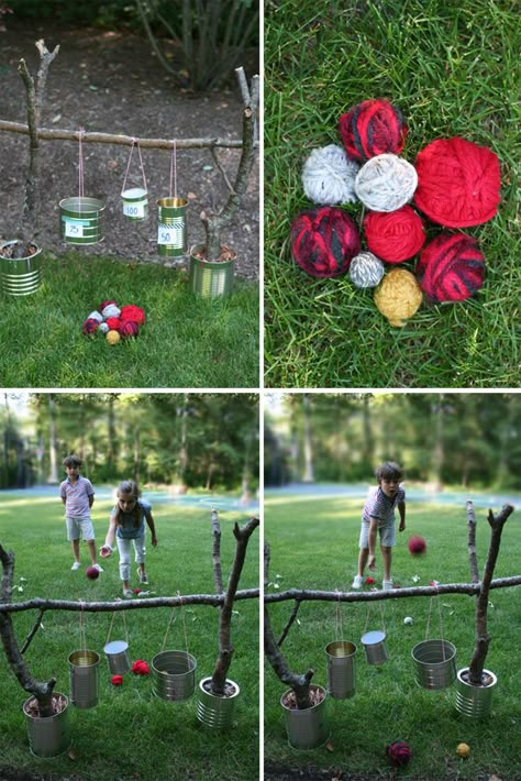 HOMEMADE FUN 10, seejaneblog Homemade Outdoor Games, Texture Shading, Outside Games, Garden Games, Outdoor Games For Kids, Yard Games, Camping Party, Backyard Games, Camping Games