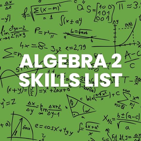 Algebra 2 Classroom, Algebra 2 Cheat Sheet, High School Algebra 1 Notes, College Algebra Notes, Algebra 2 Notes, Algebra Tips, Algebra 2 Activities, Algebra Help, Math Study Guide