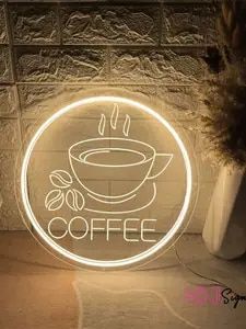 Led Light Signs Cafe | Coffee Shop Decor | Open Lighting | Cafe Lighting | Lighting Sign - Led - Aliexpress Coffee Neon Sign, Coffee Neon, Shop Counter Design, Cafe Sign, Sign Board Design, Led Logo, Neon Sign Shop, Counter Design, Sign Materials