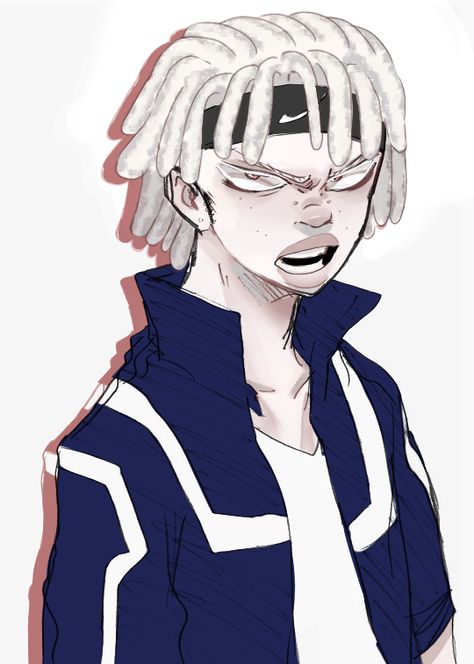 Albino Bakugou, Pro Black Art, Blasian Anime, Blasian Edits, Black Manga, Poc Edits, Black Edits, Steven Universe Anime, Black Anime Guy