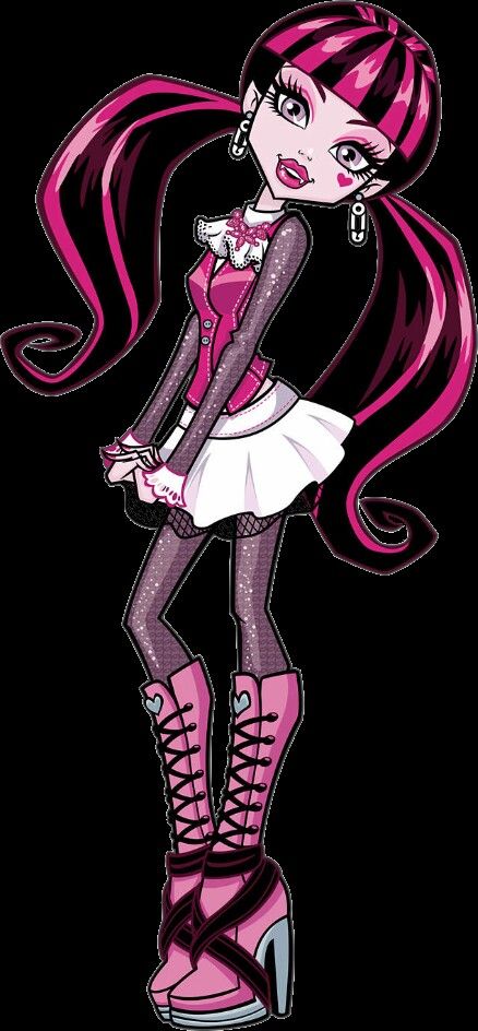 Mh Draculaura, High Characters, Cartoon Style Drawing, Monster High Party, Fairytale Fantasies, Monster High Art, Monster High Characters, Drawing Style, Favourite Characters