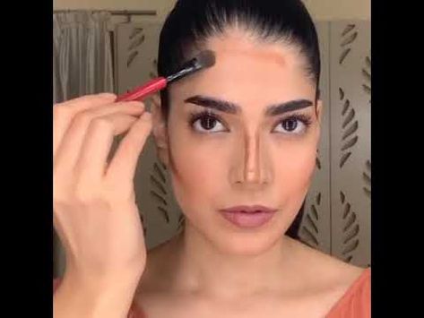 How To Contour Oblong Face, Contouring For Long Face, Contouring A Long Face, Makeup Tutorial For Long Face, Contouring For Long Face Shape, Contour Long Face Shape, Make Up For Oval Faces, Make Up For Long Faces, Long Face Contouring