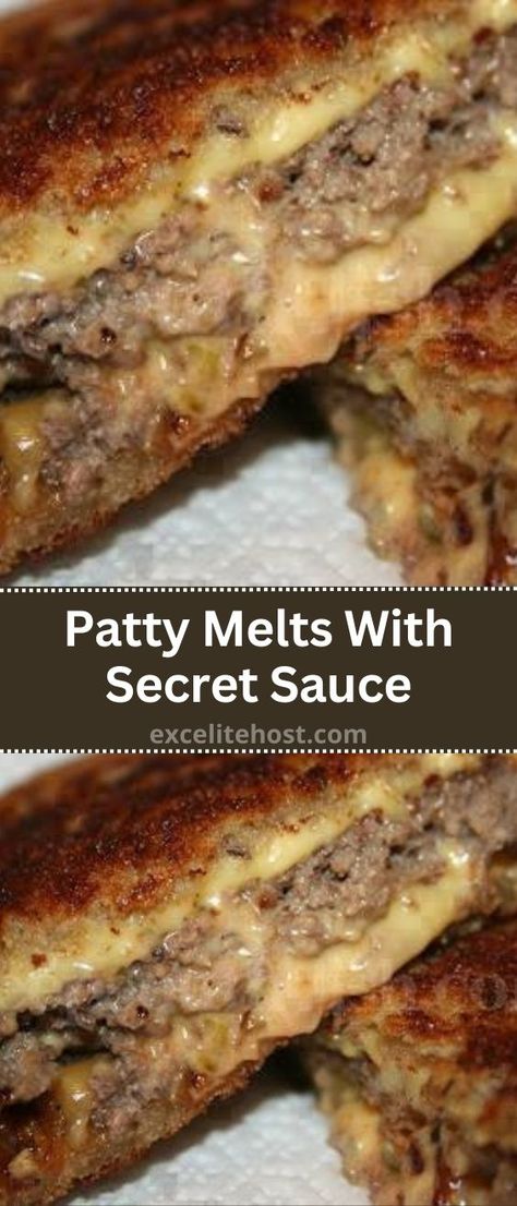 Patty Melts With Secret Sauce, Patty Melt Recipe, Beef Quesadillas, Leftover Roast Beef, Melt Recipe, Patty Melt, Vidalia Onions, Beef Patty, Vegan Eggs