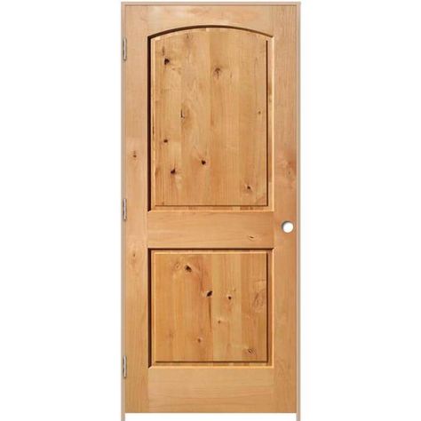 Knotty Alder Doors With White Trim, Mobile Home Doors, Alder Doors, Knotty Alder Doors, Craftsman Door, Prehung Interior Doors, Brown Doors, Victorian Door, Contemporary Doors