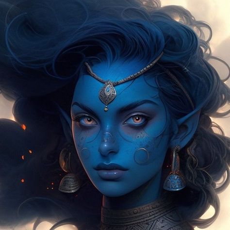 Dnd Genie, Dnd Marid Genie, Djinn Character Design, Djinni Dnd, Dnd Djinn, Djinn Female, Female Genie Character Design, Air Djinn, Djinn Fantasy Art