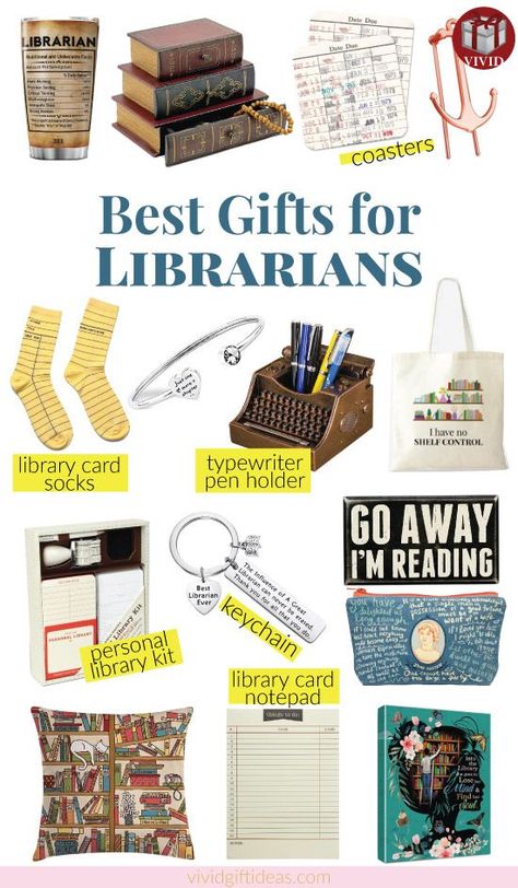 Staff Appreciation Gift Ideas, Appreciation Gift Ideas, Book Reader Gifts, Friends Of The Library, Literature Gifts, Staff Appreciation Gifts, Library Science, Staff Gifts, School Librarian