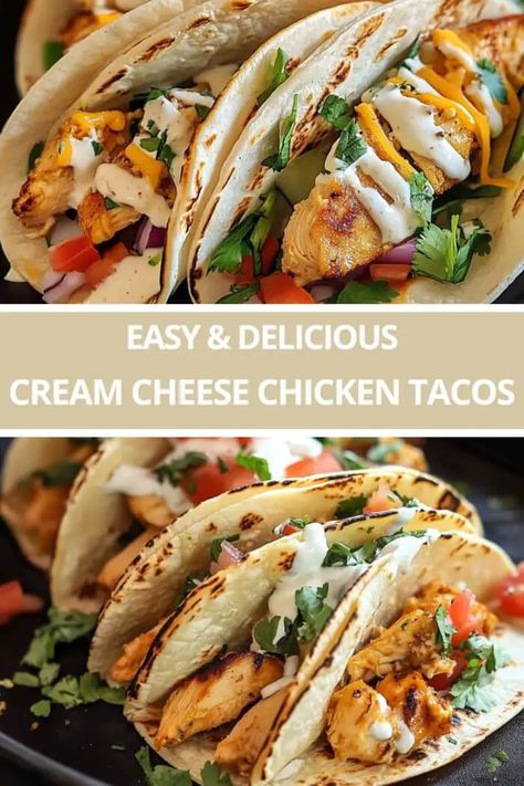 Tortillas frying and the aroma of garlic intermingling with melted cheese and tender chicken is remarkably soothing. Cheese Chicken Tacos, Corn Tortillas Tacos, Chicken Leftovers, Using Rotisserie Chicken, Roast Chicken Leftovers, Fried Tortillas, Cheese Chicken, Home Parties, Cream Cheese Chicken