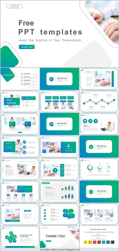 Green Medical Industry PowerPoint Templates & Google slides Medical Presentation Design, Medical Report, Best Presentation Templates, Pitch Presentation, Ppt Template Design, Case Presentation, Proposal Design, Project Presentation, Medical School Essentials