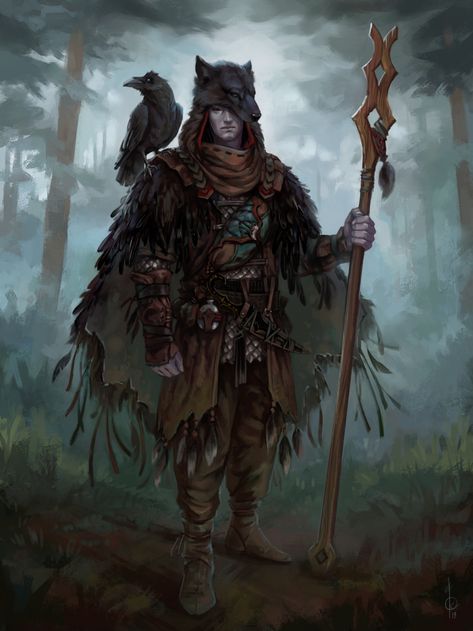 Viking Dnd, Dnd Druid, Heroic Fantasy, Male Character, Dungeons And Dragons Characters, Dnd Art, D&d Dungeons And Dragons, Skyfall, Fantasy Concept Art