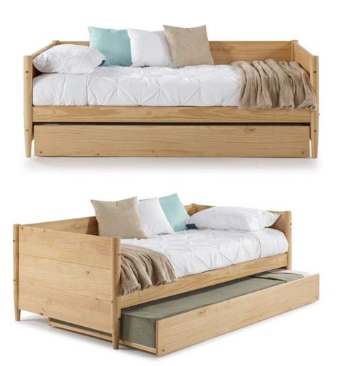 Sofa With Trundle Bed, Daybed With Trundle Diy, Daybed Playroom, Diy Daybed With Trundle, Trundle Couch, Trundle Bed Ideas, Modern Trundle Bed, Boy Daybed, Daybed Guest Room