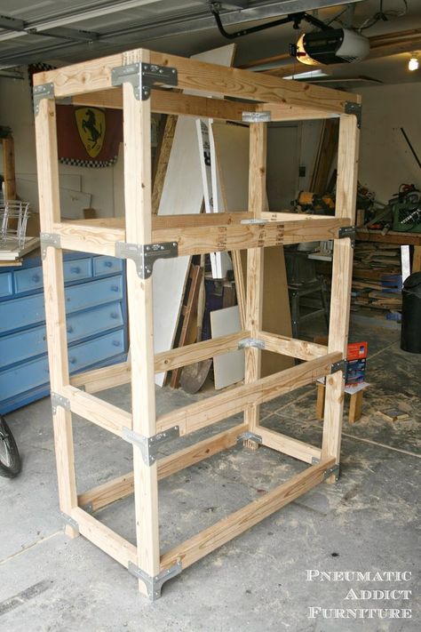 Easy HEAVY-DUTY Shelving #woodworking #shop #workshop #woodworkingtutorial #tutorial #shopbuild #shopbuildingplans #shopbuildingideas #shopbuildingtips #Interiorshopbuild #Shopbuildtutorial #shelving Shop Building Plans, Shop Building Ideas, Woodworking Garage, Woodworking Tutorials, Rustic Ideas, Heavy Duty Shelving, Garage Storage Shelves, Build Plans, Basement Storage