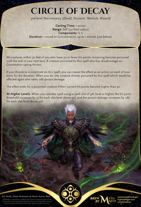 Warlock Spells 5e, Dnd Spells Homebrew, D&d Spells, Druid Spells, Fantasy Spells, Word Spells, Spells Dnd, Necromancy Spells, 5e Spells