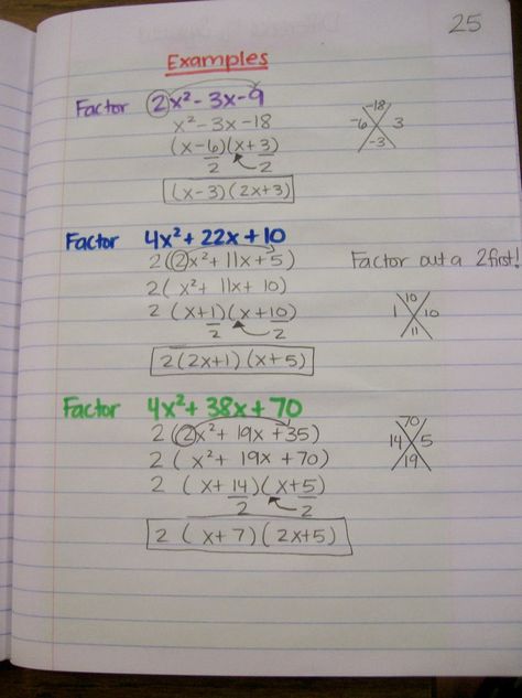 Factoring Trinomials, Factoring Quadratics, Factoring Polynomials, College Math, Quadratic Equations, Quadratic Formula, College Algebra, Teaching Algebra, School Algebra