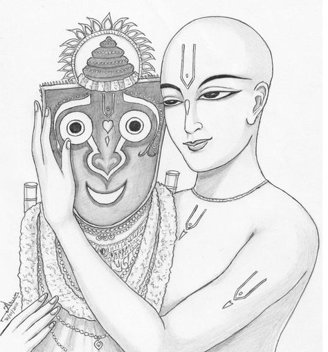 Jagannath Wallpaper, Hare Krishna Wallpapers, Lord Caitanya, Easy Portrait Drawing, Spiritual Website, Iskcon Vrindavan, Jai Jagannath, Krishna Consciousness, Krishna Drawing