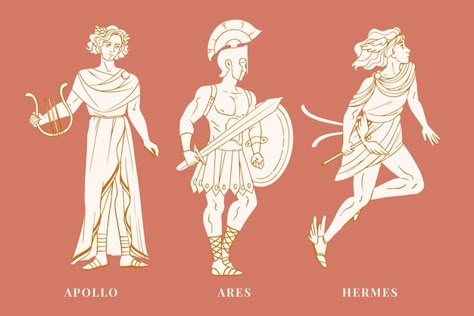 Greek Mythology Characters, Greek Mythology Humor, Greek Pantheon, Greek Mythology Gods, Roman Gods, Greek Gods And Goddesses, Greek And Roman Mythology, Greek Mythology Art, Greek Culture