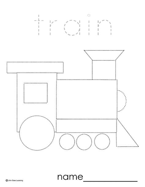 Transportation Pre-writing | Scribd Train Crafts Preschool, Motor Drawing, Fine Motor Skills Tracing, Transportation Theme Preschool, Train Crafts, Train Template, Transportation Unit, Transportation Activities, Transportation Preschool