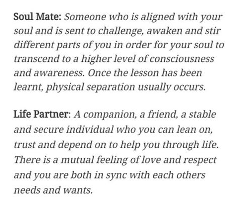 Soul Mate Vs Love Of Your Life, Soulmate Vs Love Of Your Life, Dating Vs Relationship, Multiple Soulmates, Soul Mate Quotes, Karmic Partners, Spiritual Maintenance, Matching Energy, Life Partner Quote