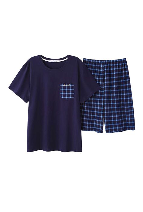 PRICES MAY VARY. Cotton Blend,which are comfortable,durable,breathable and soft material. SIZE REFERENCE: Large(13-15 Years)X-Large(15-17 Years);XX-Large(18-20Years ) Leisure big boys Loose US size,make you feel free and relax. STYLE CLASSIC Features Plaid Strips Loose style, Elastic Waistband Shorts for Comfortable wear,Youngs raglan cotton short-sleeve top + short pajama bottoms; OCCASION Great for sleepwear, pajamas, loungewear, all day long, exercise, yoga, sports, walking etc. Cozy and Ligh 80s Pajamas Men, Big Boy Outfits, Big Boys Fashion, Baseball Jacket Outfit, Pajamas For Boys, Pajamas Men, Boy Pajamas, Boys Pjs