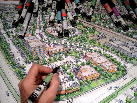 111813 JimLeggittBlog-13 Landscape Markers, Aerial Perspective, Drawing Perspective, Landscape Design Drawings, Landscape Architecture Drawing, Urban Design Plan, Architecture Drawing Plan, Urban Landscape Design, Sketchup Models