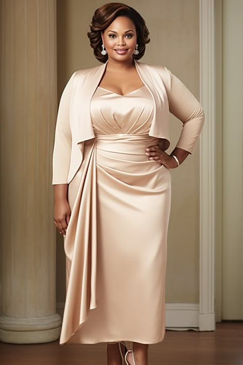 Wedding Guest Dress Inspiration, Summer Mother Of The Bride Dresses, Mother Of The Bride Plus Size, Bride Elegant, Casual Dresses Plus Size, Gaun Fashion, Plus Size Gowns, Mother Of The Bride Outfit, Plus Size Formal Dresses