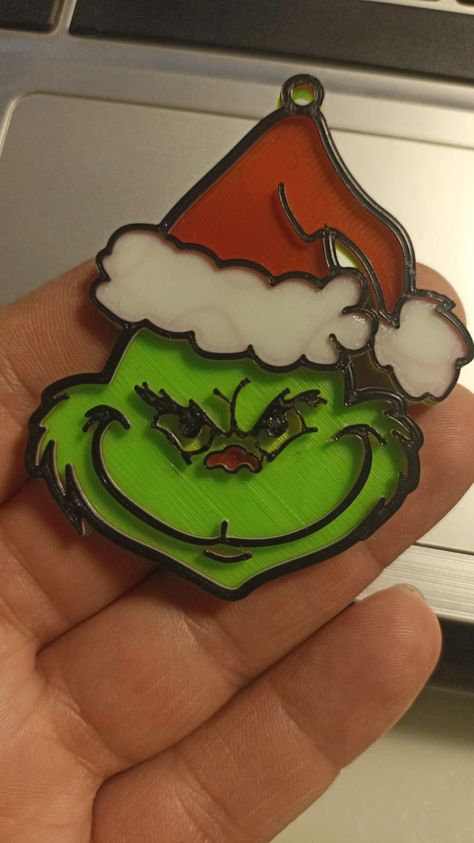 STL file Sr. Grinch Llavero / Mr Grinch Keychain・3D print design to download・Cults Grinch Keychain, 3d Print Design, Grinch Ornament, Mr Grinch, Grinch Ornaments, Best 3d Printer, See You Soon, Banner Ads, The Eye