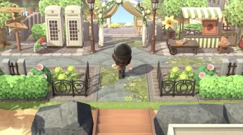 Animal Crossing Ideas, Cottagecore Animal Crossing, Nintendo Switch Animal Crossing, Farm Town, Japanese Countryside, Small Entrance, Animals Crossing, City Island, Animal Crossing Memes