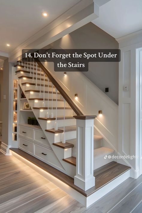 Condo Staircase Ideas, Open Staircase Ideas Basement Stairs, Side Staircase Ideas, Stairs To Basement Ideas, Half Landing Staircase, Straight Staircase Ideas, Open Staircase Ideas, Basement Redesign, Enclosed Staircase