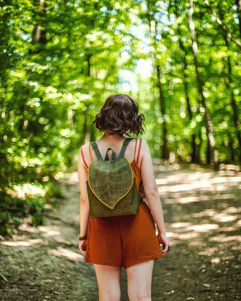 Green Wood, Waterproof Fabric, Style Board, Leaf Design, Cork, Nature Inspiration, Shades, Backpacks, Green