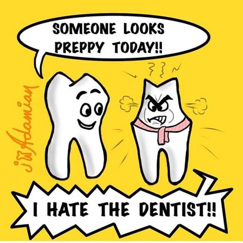 Dentistry Painting, Dental Comics, Braces Humor, Dentistry Quotes, Dental Puns, Teeth Humor, Dental Clinic Logo, Dental World, Dental Posts