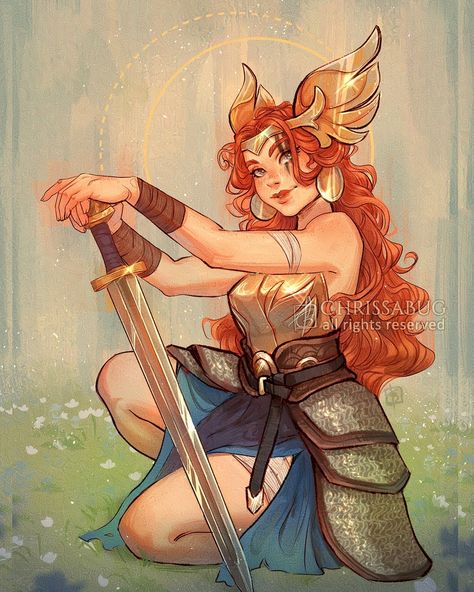 Happy Freyja’s Day 💖 Did you know that the origin for Friday in English comes from mythology! It was referred to Freyja’s Day or Frigg’s Day. In old Norse it was frjádagr and in old English it was frigedæg. What is also interesting is that Latin origins for Friday ALSO come from mythology. the day is named after the fertility goddess and planet Venus, like Italian venerdi and French vendredi. And in Latin it is dies Veneris Isn’t it cool that both have Friday having to do with a goddess... The Goddess Of Beauty, Goddess Of Beauty, Human Drawing, Image Painting, Animation Art Character Design, Art Prompts, Fantasy Artist, Fantasy Inspiration, Fantasy Illustration