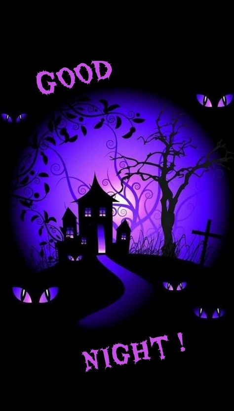 Halloween Goodnight Images, Good Night Halloween, Good Night Fall, Goodnight Halloween, Halloween Good Night, Halloween Goodnight, Goodnight Sweetheart, Goodnight Images, Happy Halloween Gif