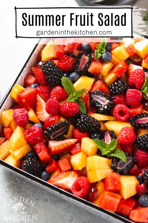 Honey Lime Dressing Recipe, Homemade Fruit Salad, Summer Fruit Salad Recipe, Joyous Apron, Deli Salads, Summer Fruit Salad, Easy Fruit Salad Recipes, Honey Lime Dressing, Best Fruit Salad