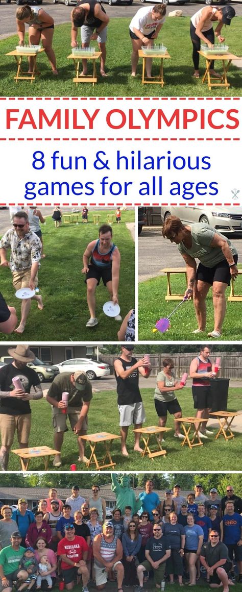 Fun Rally Games, Summer Olympic Games For Kids Field Day, Field Day Games High School, Non Athletic Games, Team Olympics Games, Games For A Group Of Kids, Wacky Olympics Games For Kids, Whole School Assembly Games, Cup Games For Family