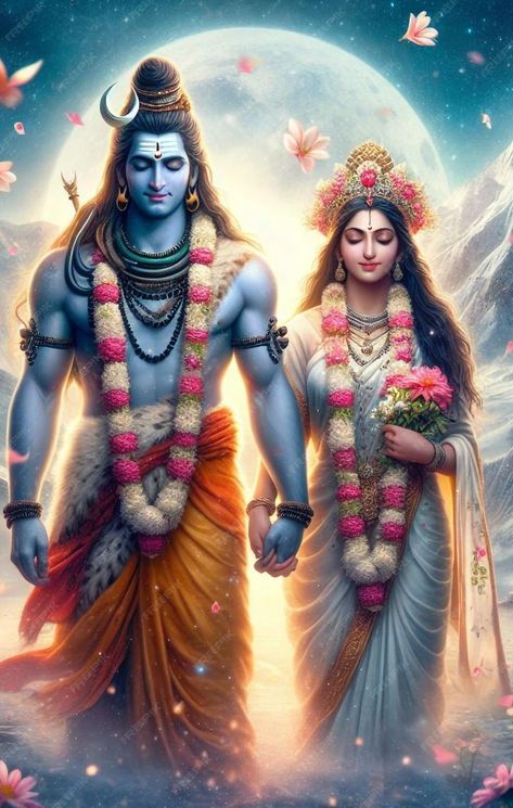 Shiva Parvathi Love, Love Shiva, Siva Parvathi Love Images, Shree Ram Photos, Cute Paragraphs, Mayan Tattoos, Saffron Spice, Aadi Shakti, Pictures Of Shiva