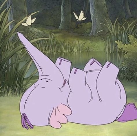 Heffalump Winnie The Pooh, Heffalump Drawing, Lumpy Heffalump, Winnie The Pooh Heffalump, Winnie The Pooh Elephant, Disney Pfp, Disney Elephant, Disney Barbie, Pinturas Disney