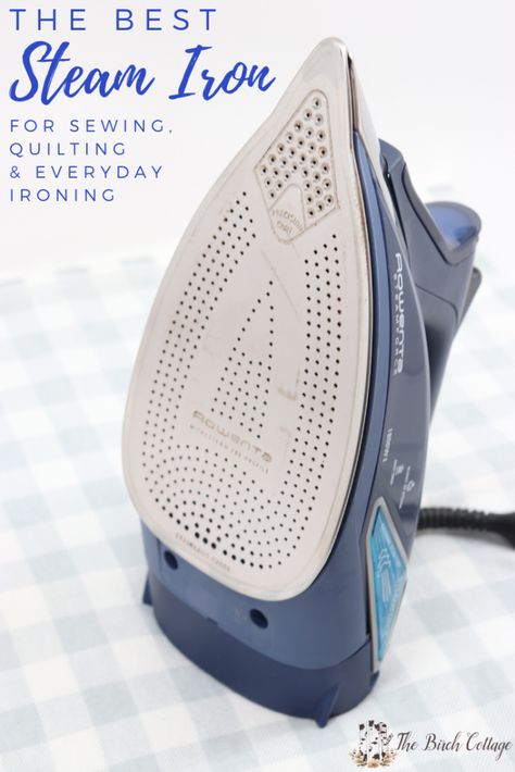 Best Steam Iron, Portable Steam Iron, Beginner Quilting Projects, Steam Clothes, Iron Storage, Best Iron, Cool Aprons, Sewing And Quilting, Easy Arts And Crafts